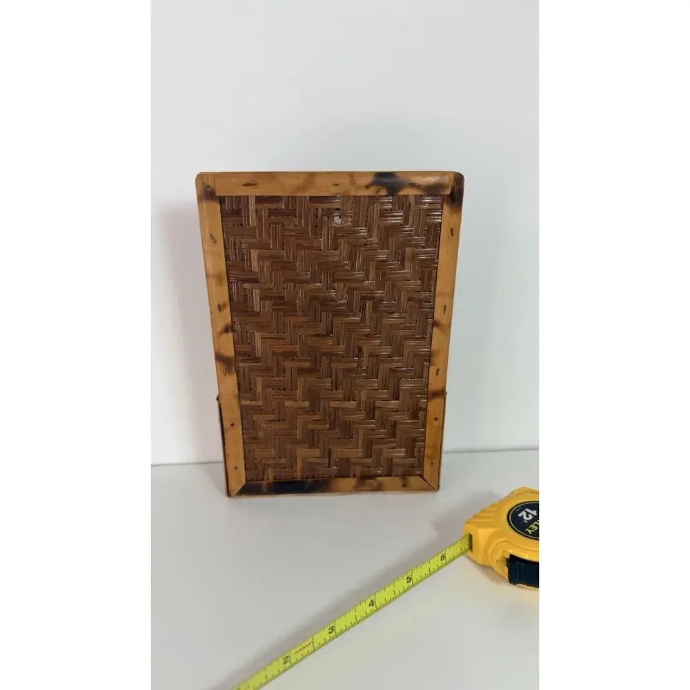 Decorative Wood Bamboo Ratton Storage